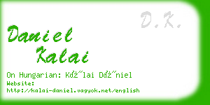 daniel kalai business card